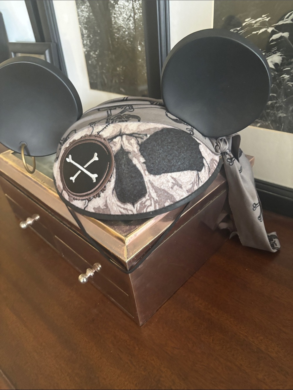 Disney pirate of the Caribbean hat. purchased at Disney World.